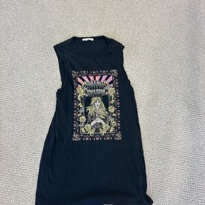 Spell Black Graphic Dress